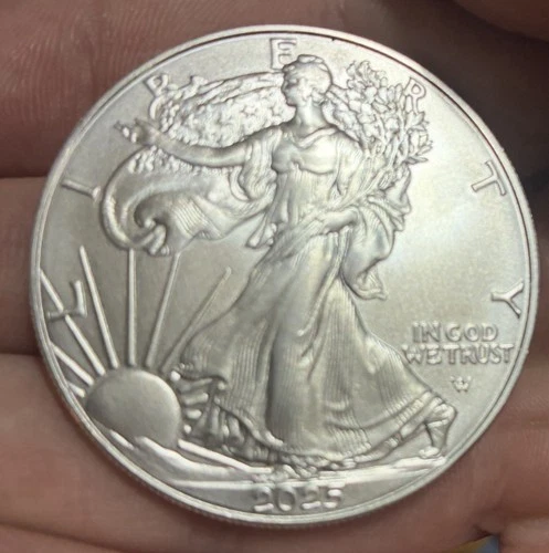 2025 1 oz American Silver Eagle Eagle Privy Bu Coin