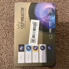 NEW Unbranded High Resolution HD USB LED Projector Home Theater