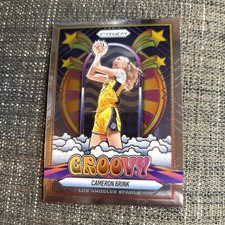 2025 Panini Prizm WNBA Cameron Brink Groovy SP Insert #2 
