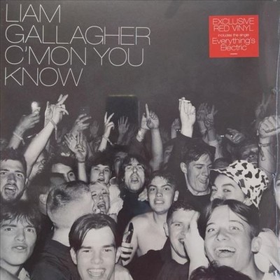 LP-LIAM GALLAGHER-C'MON YOU KNOW -LTD RED L NEW VINYL RECORD