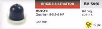 496115 PRIMER PUMPENMISCHE BENZIN RASENMÄHER MOTOR BRIGGS & STRATTON QUANTUM