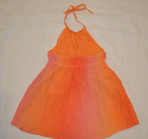Gymboree TROPICAL GARDEN Ombre Orange Halter Top Dressy or Casual NWT 6 7 8 - Picture 4 of 4