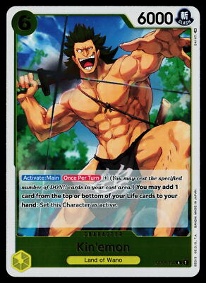 Kin'emon - OP04-102 - NM - Rare - English OP04 - One Piece TCG | eBay