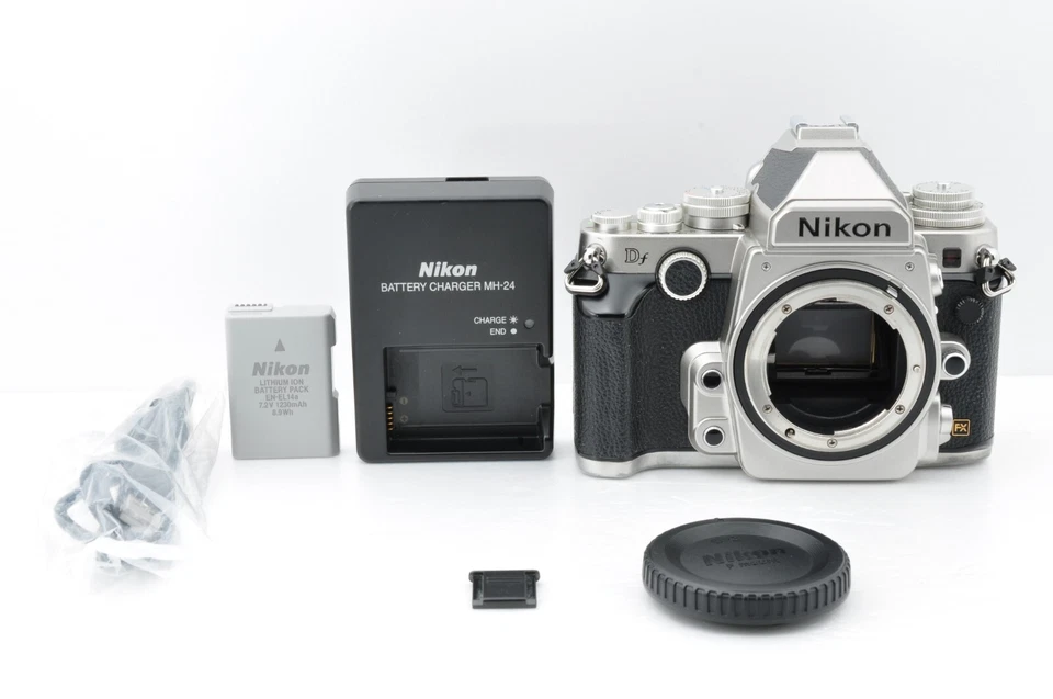 [Near Mint SC:25430 (17%)] Nikon Df 16.2MP DSLR Body Silver from Japan #2528 - Image 2 of 4