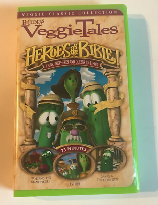 VeggieTales ~ HEROES OF THE BIBLE! ~ VHS ~ LIONS, SHEPHERDS
