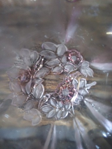 Vintage Fluted Pink Glass Dish - Foto 2 di 7
