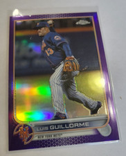 2022 Topps Chrome Update Luis Guillorme - Purple Refractor -USC108 New York Mets