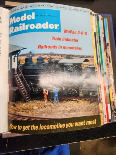 1974 Model Railroader Magazine - Complete Year in A Model Railroader Blue Binder - Picture 4 of 13