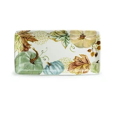 Potter's Studio 14" Fall Pumpkin Rectangular Platter
