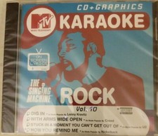 Various Artists : Karaoke: MtV Rock 10 CD The Singing Machine CD  Graphics New
