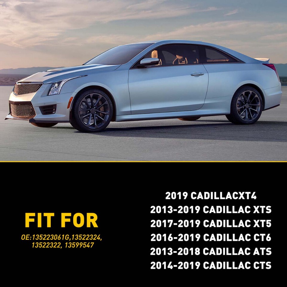 Chrome Exterior Door Lock handle Cap Cover Trim For Cadillac XTS ATS