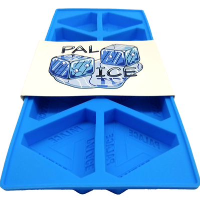 PALACE PAL ICE Tri-Ferg Logo x 8 Silicone Ice Making Tray Blue