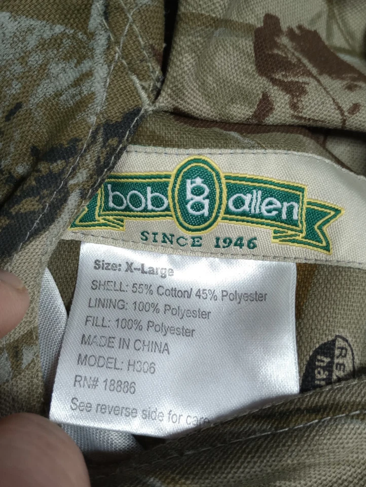 Bob Allen Hunting Vest Reversible Men's Size XL  Realtree Hardwoods & Orange - Image 4 of 4