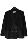 Burberrys Wool Double Breasted Knight Gold Buttons Blazer Size 50 Made in Spain