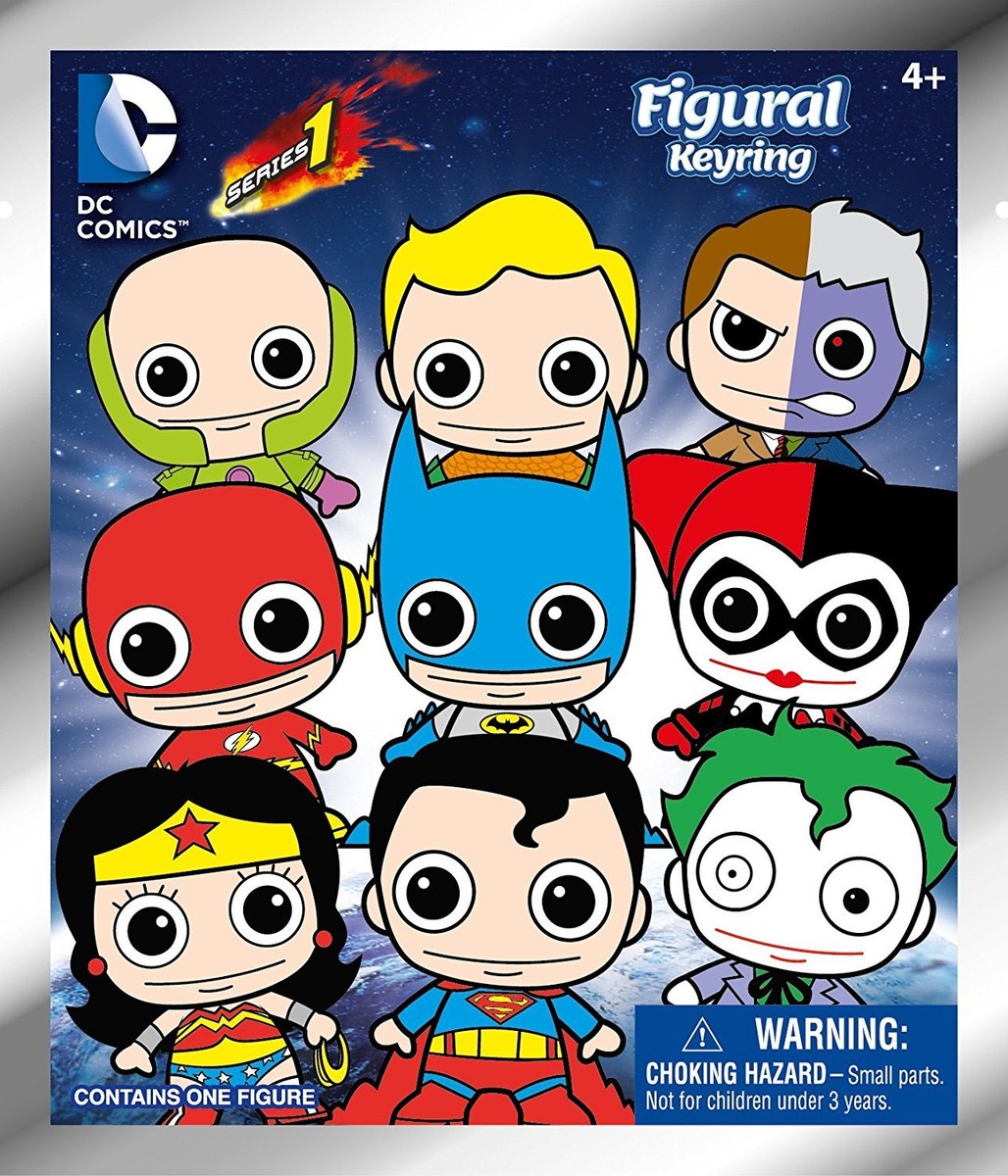 DC Comics Series 1 Super Hero 3D Collectible Keyring Keychain