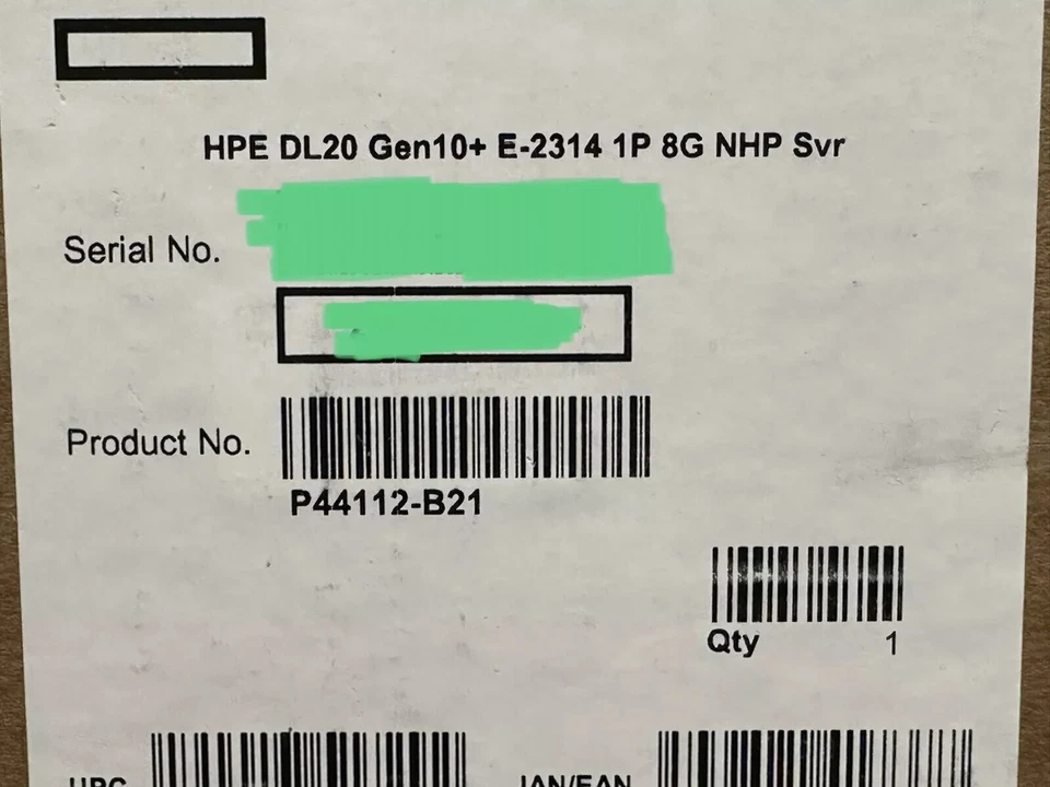 HPE ProLiant DL20 Gen10+Plus 1 Xeon E-2314 2.80GHz 8GB 2LFF-NHP 290W PSU Server - Image 3 of 3
