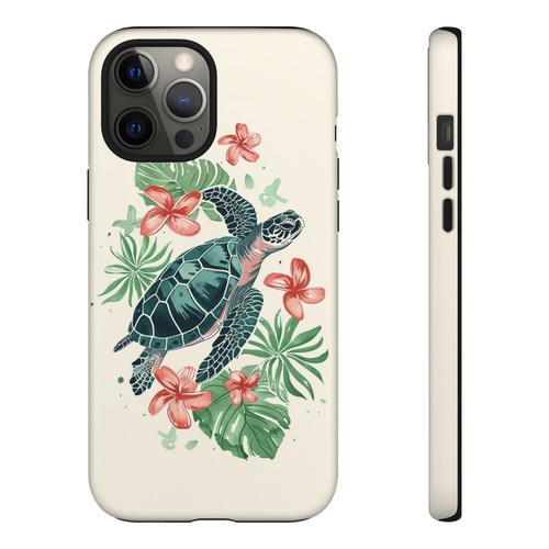 Tropical Turtle Island Flower Phone Case for iPhone, Samsung Galaxy, Pixel - Picture 74 of 175