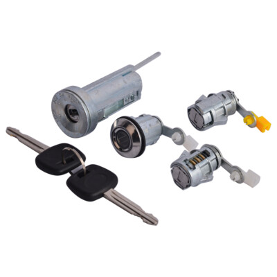 Ignition Switch Door Trunk Lock Cylinder Set for Toyota Corolla 1987-1992
