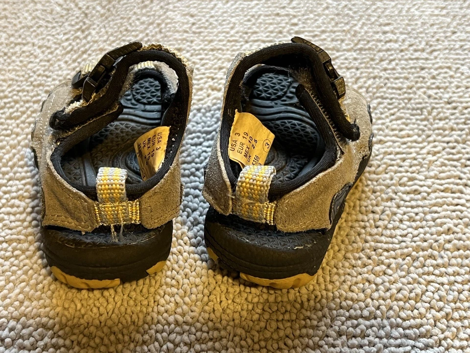 Zapatillas Smart Fit Niños Pequeños Talla 3 Gris Negro Bucle Lindo Bebé F45 Foto 4 de 4