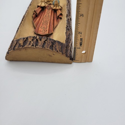Jesus Of Prague Polymer Resin Vintage Plaque Made In Italy Fontanini? Catholic - Picture 10 of 12