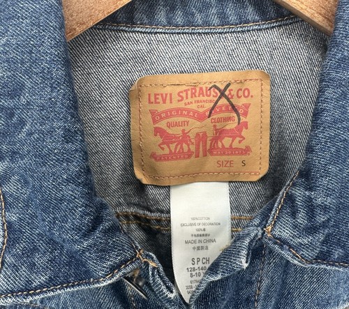 Vintage Levis Type 3 Denim Trucker Jacket - Youth Small - Picture 3 of 8
