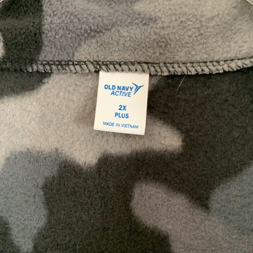 Old Navy Active Camo Go Warm Sweatshirt Micro Performance Fleece Size 2X NEW - Picture 5 of 6