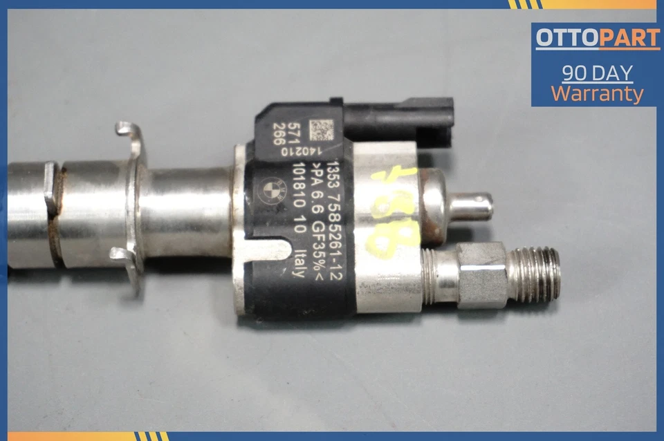 07-16 BMW N54 535i 550i 750i X5 Inyector de combustible índice de alta presión 12 13537585261 Foto 4 de 4