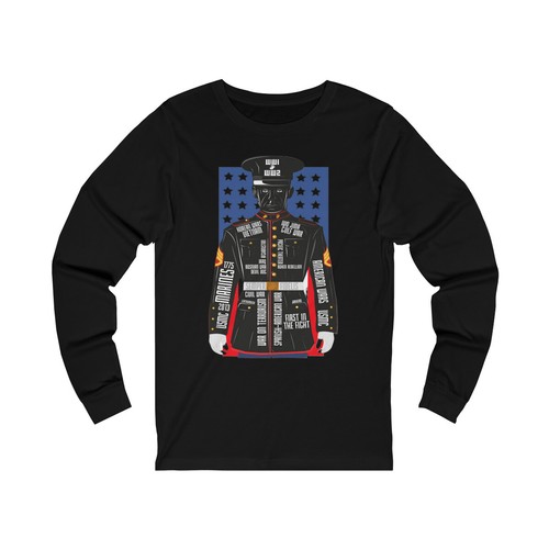 Unisex Jersey Long Sleeve Tee - 第 6/11 張圖片