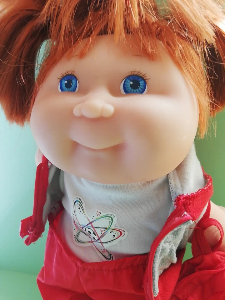 CABBAGE PATCH KIDS MATTEL 1996 MB4 BAMBOLA CAPELLI ROSSI CPK DOLL SPORT HAIR RED - Immagine 2 di 4