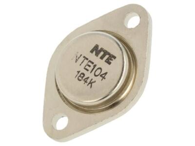 NTE104 Transistor: PNP bipolar germanium 35V 10A 90W TO3 NTE Electronics