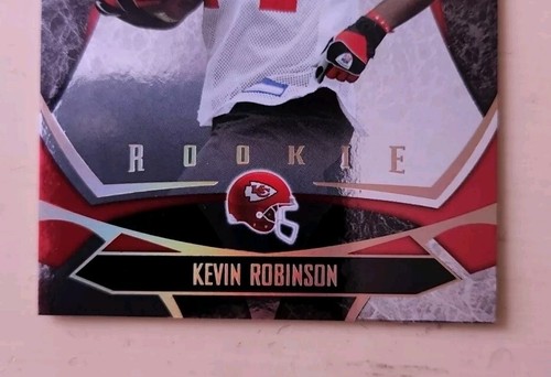 2008 Donruss Gridiron Gear Rookie Gold O's /100 Kevin Robinson #159 Rookie RC - Picture 3 of 4