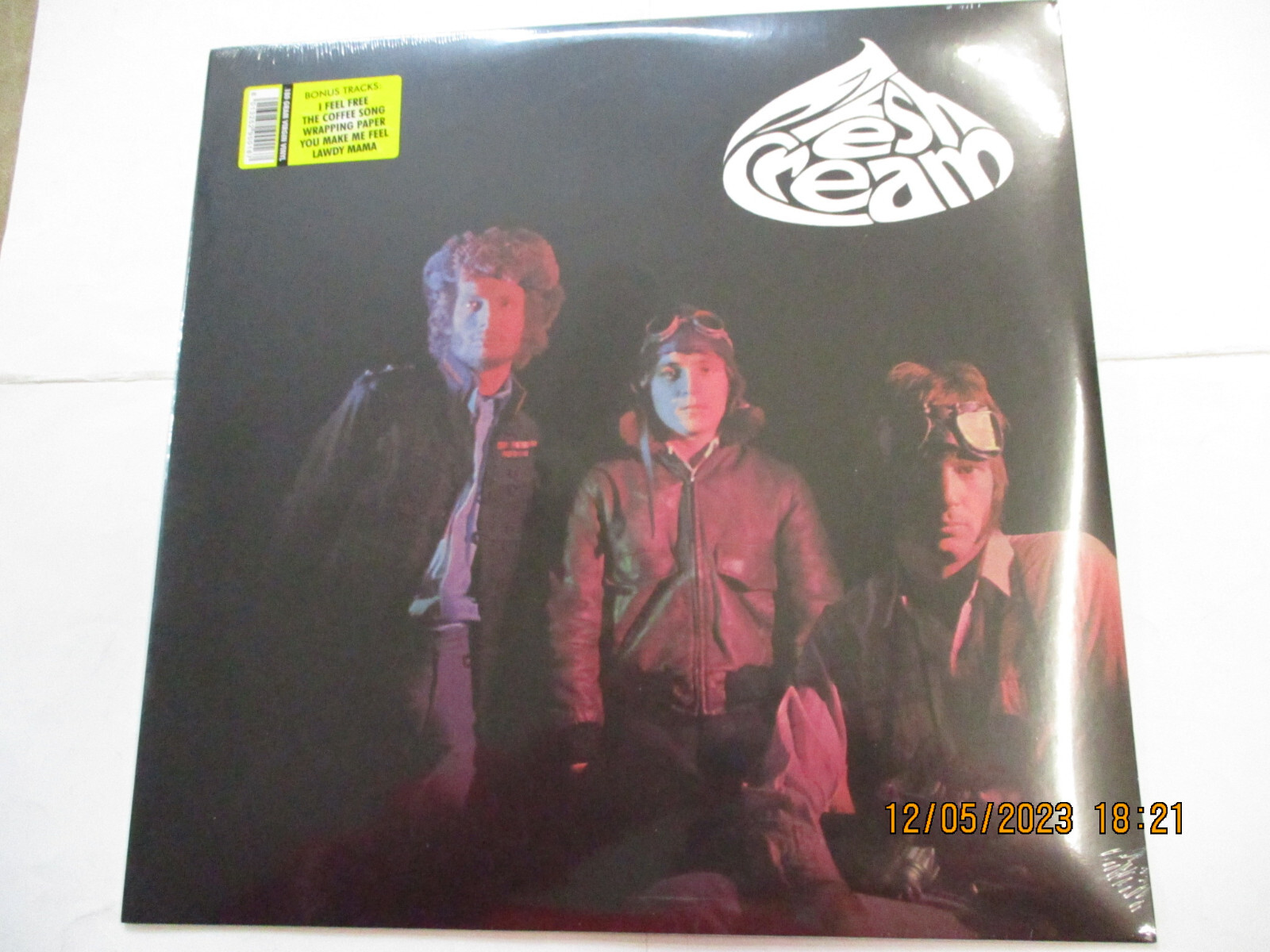 CREAM - FRESH CREAM -LP REISSUE VINYL NEW SEALED 2008 -180 GRAM VINYL LOVERS