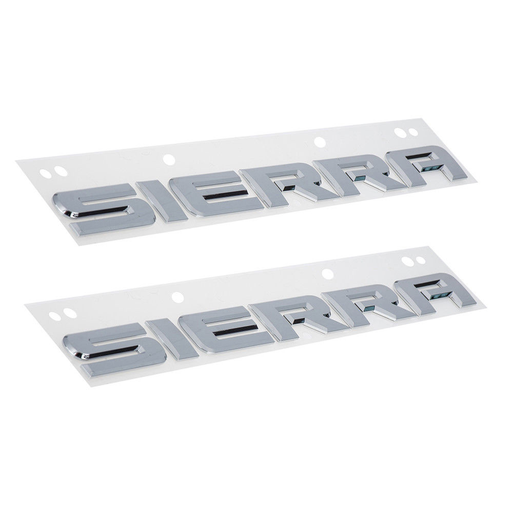 OEM 2007 - 2019 GMC Sierra Front Door Or Rear Tailgate Emblem - Foto 10