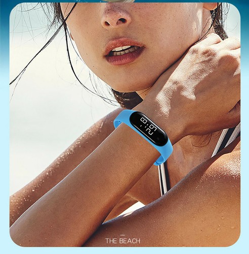 Relojes electrónicos LED deportivos con sensores luminosos moda hombres mujeres relojes para correr - Imagen 5 de 24