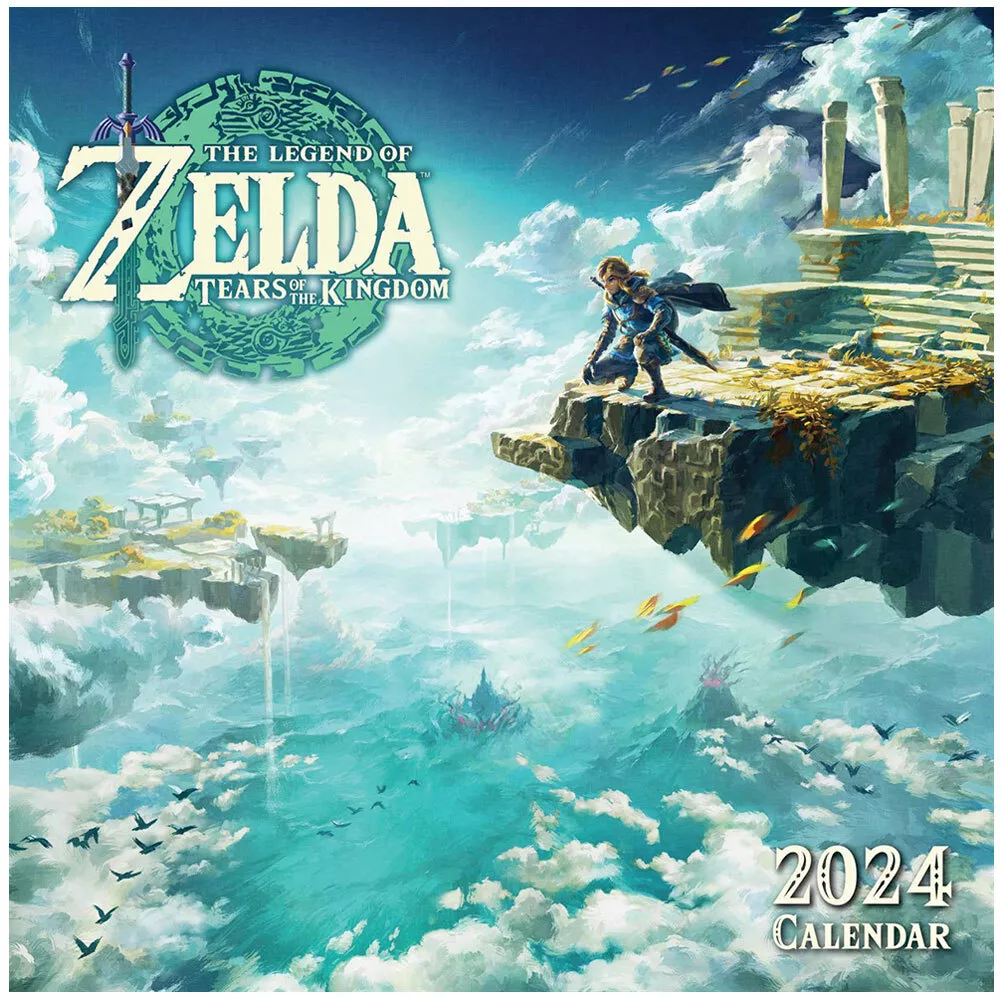 Legend of Zelda 2024 Wall Calendar - Book Summary & Video