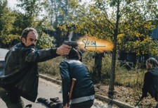 STEVEN OGG signed Autogramm 20x30cm THE WALKING DEAD in Person autograph COA