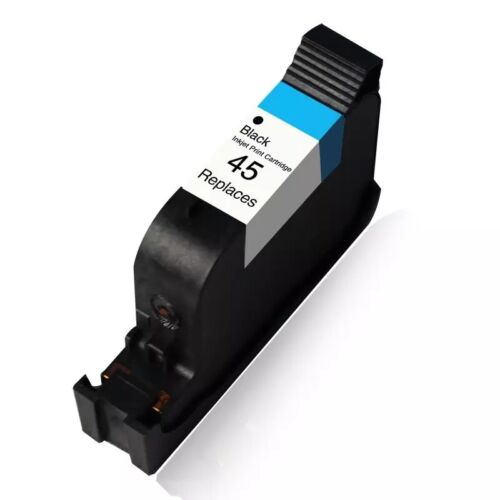 5PK HP 45 Black Ink Cartridges Non-OEM for Color Copier & Designjet Printers - Picture 5 of 13