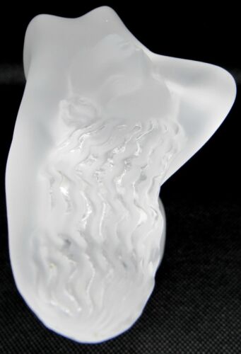 Scultura statuina Lalique France Chrysis donna nuda smerigliata 11809 - Foto 4 di 5