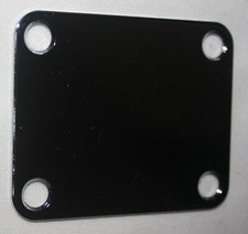 Chrome Metal Guitar Neck Plate & Screws