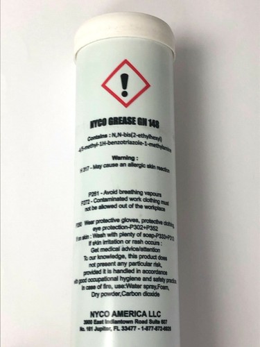 NYCO GN 148 GENERAL PURPOSE AIRCRAFT SYNTHETIC GREASE 0.4 KG CARTRIDGE - Picture 3 of 4