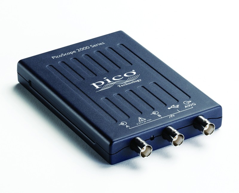 PicoScope 2204A-D2 2 channel oscilloscope 10 MHz USB Digital PC without probes