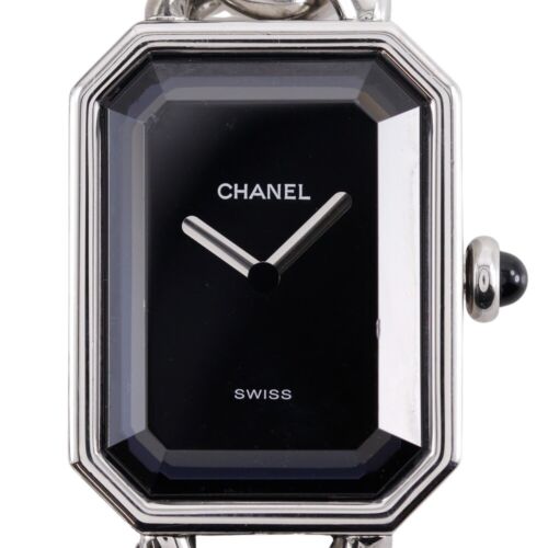 CHANEL Premiere S Watches H0452 blackDial Stainless Steel Quartz Analog di...