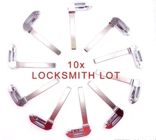 10 x UNCUT EMERGENCY KEY BLADE REPLACEMENT FOR GM GMC CHEVROLET KEY FOB 22984995