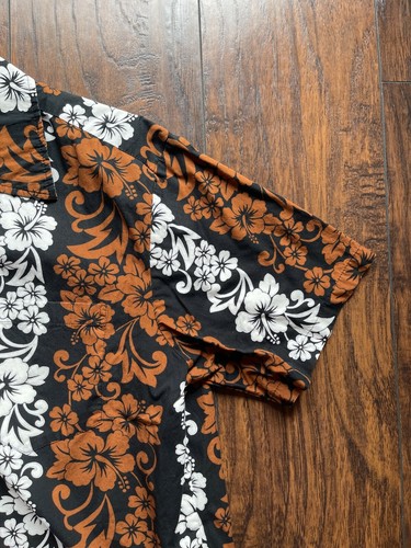 VINTAGE HOWIE MADE IN HAWAII / HAWAIIAN SHIRT LARGE - Picture 7 of 10