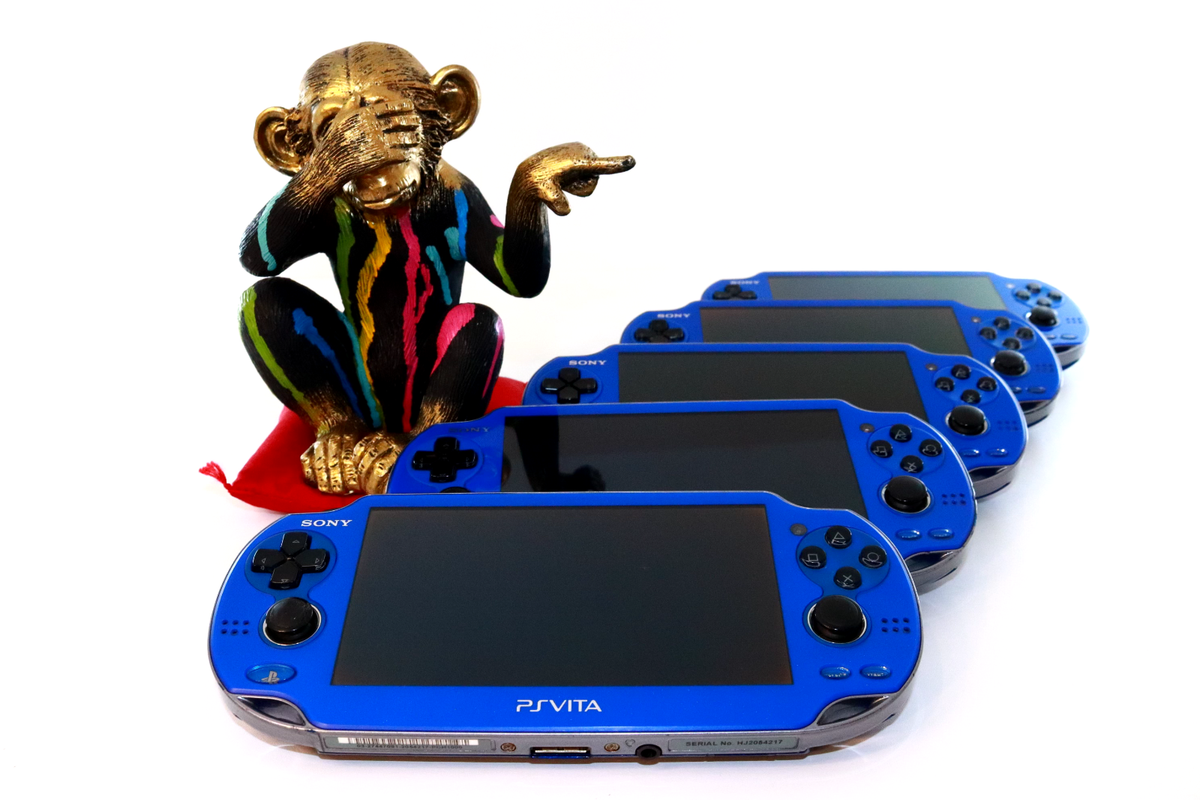 Sony Playstation PS Vita PCH-1000 Blue W/USB cable Select