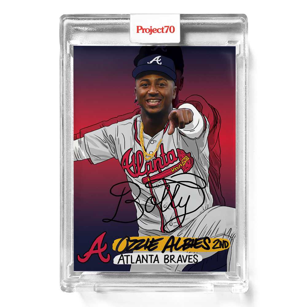 Topps Project70 Card 690 - Ozzie Albies by Sophia Chang - PR: 1007