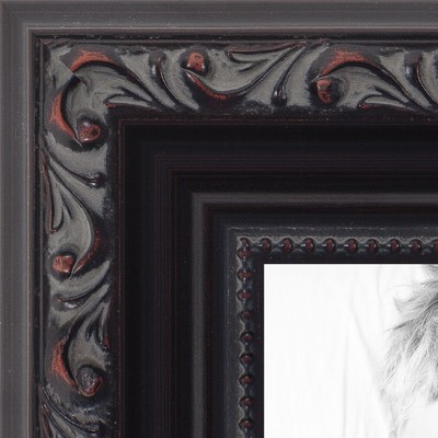 ArtToFrames Picture Frame Custom 1.25''  Black Wood 4625 Small