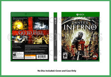 CUSTM REPLACEMENT CASE NO DISC Dante's Inferno XBOX SEE DESCRIPTION