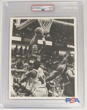 Clyde Drexler - PSA Type 1 photo - 1985-86 NBA Portland Trailblazers - 8x10