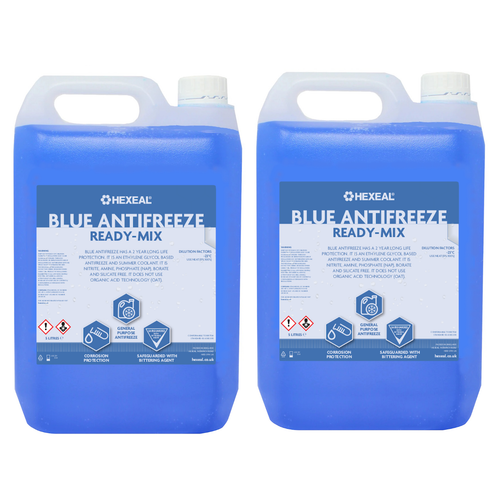 Hexeal BLUE ANTIFREEZE & COOLANT 10L 23ºC Ready Mix Longlife eBay
